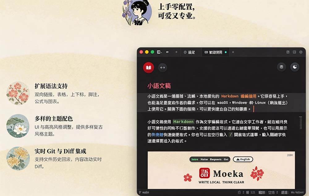 （20128期）让人眼前一亮的国产 Markdown 编辑器！本地离线高性能知识记录工具，免费免登录使用 小语文稿-只做优质可落地项目