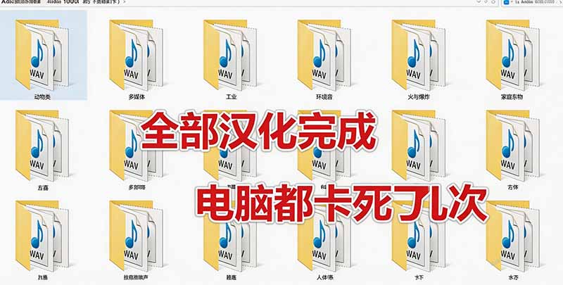 请称爆硬盘！Adobe 和 达芬奇 官方提供的高品质免版税音效库， 10000+ 免费商用音效合集，已离线打包-只做优质可落地项目