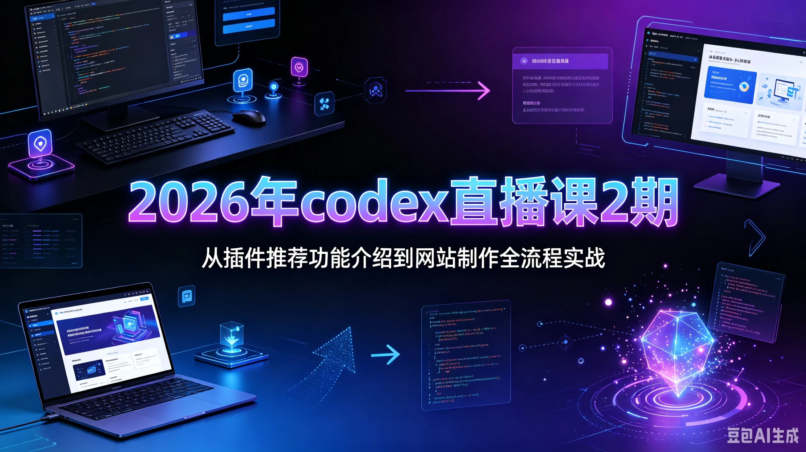 【精】2026年codex直播课2期 从插件推荐功能介绍到网站制作全流程实战-只做优质可落地项目