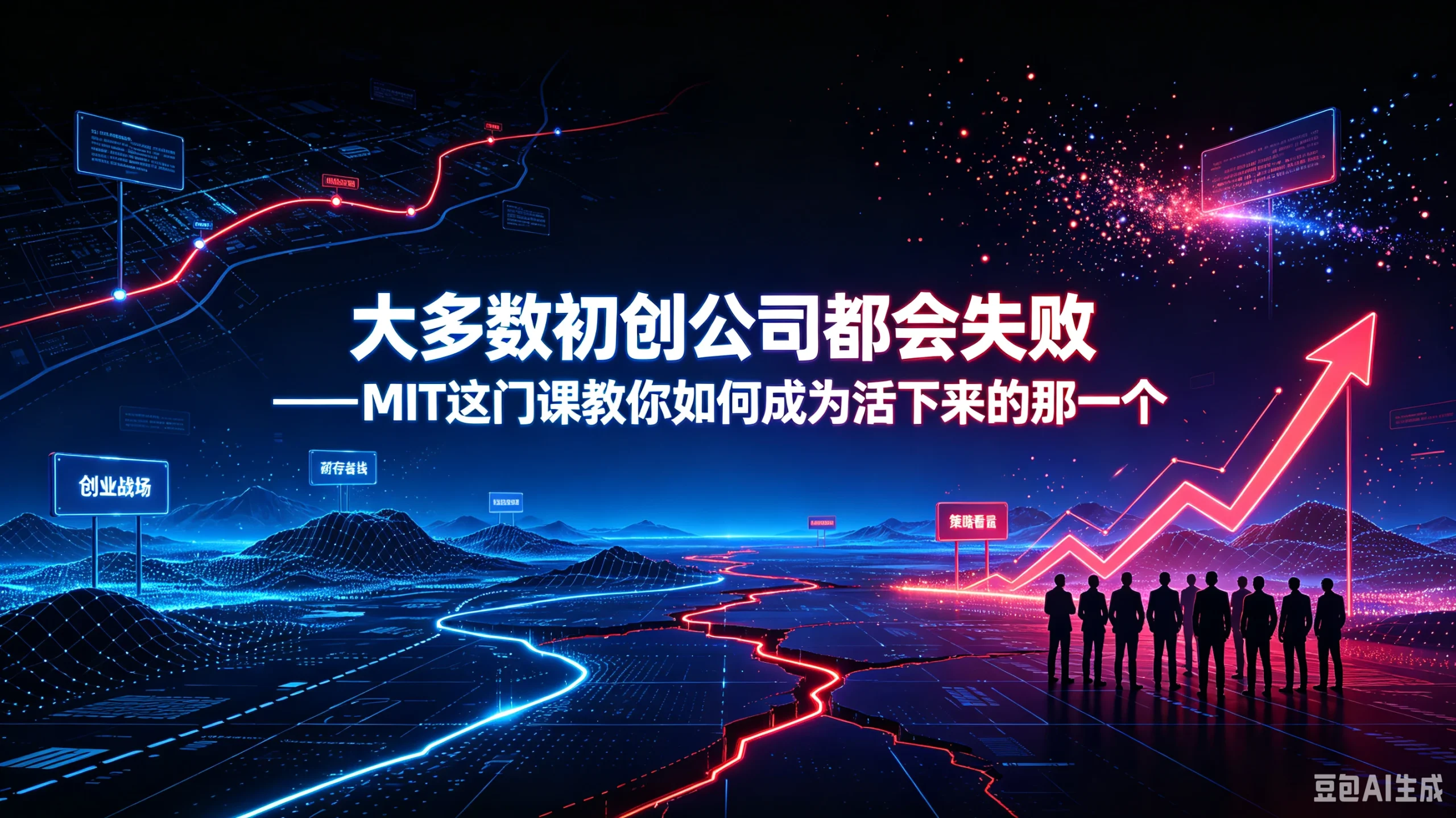 【精】大多数初创公司都会失败——MIT这门课教你如何成为活下来的那一个-只做优质可落地项目