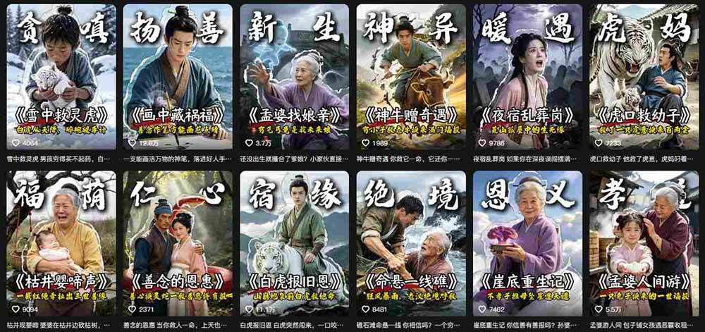 （19738期）抖音AI民间故事账号实战！67W粉丝博主拆解起号、文案、画面与剪辑，分享伙伴计划及广告变现路径，月入10000+-只做优质可落地项目
