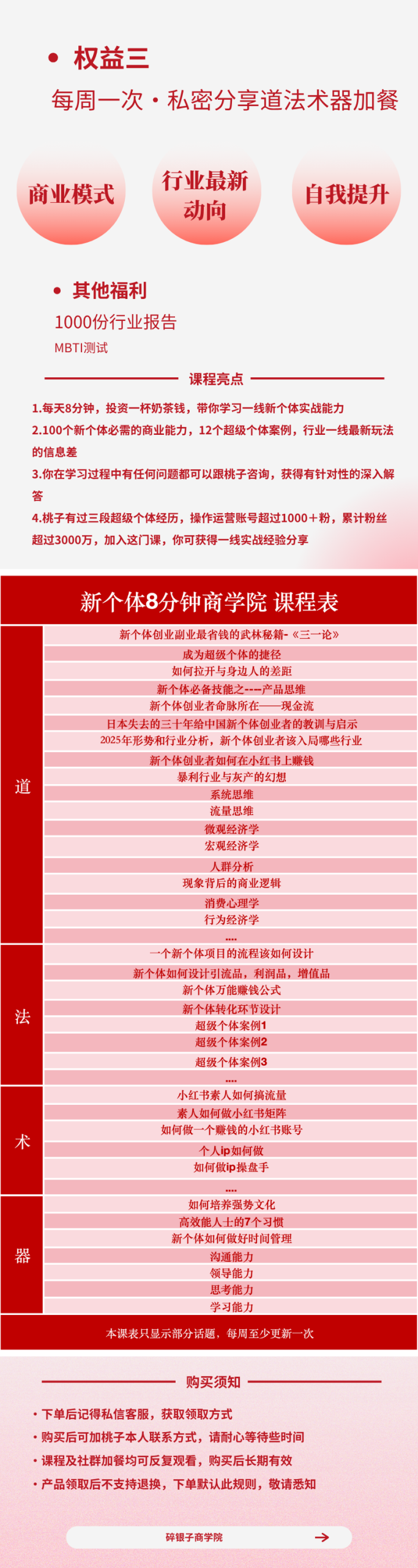 AI+新个体创业必修课-更新0922|道法术器|商业逻辑·小红书流量·AI智能体|低成本打造个人变现小生意全套教学-只做优质可落地项目