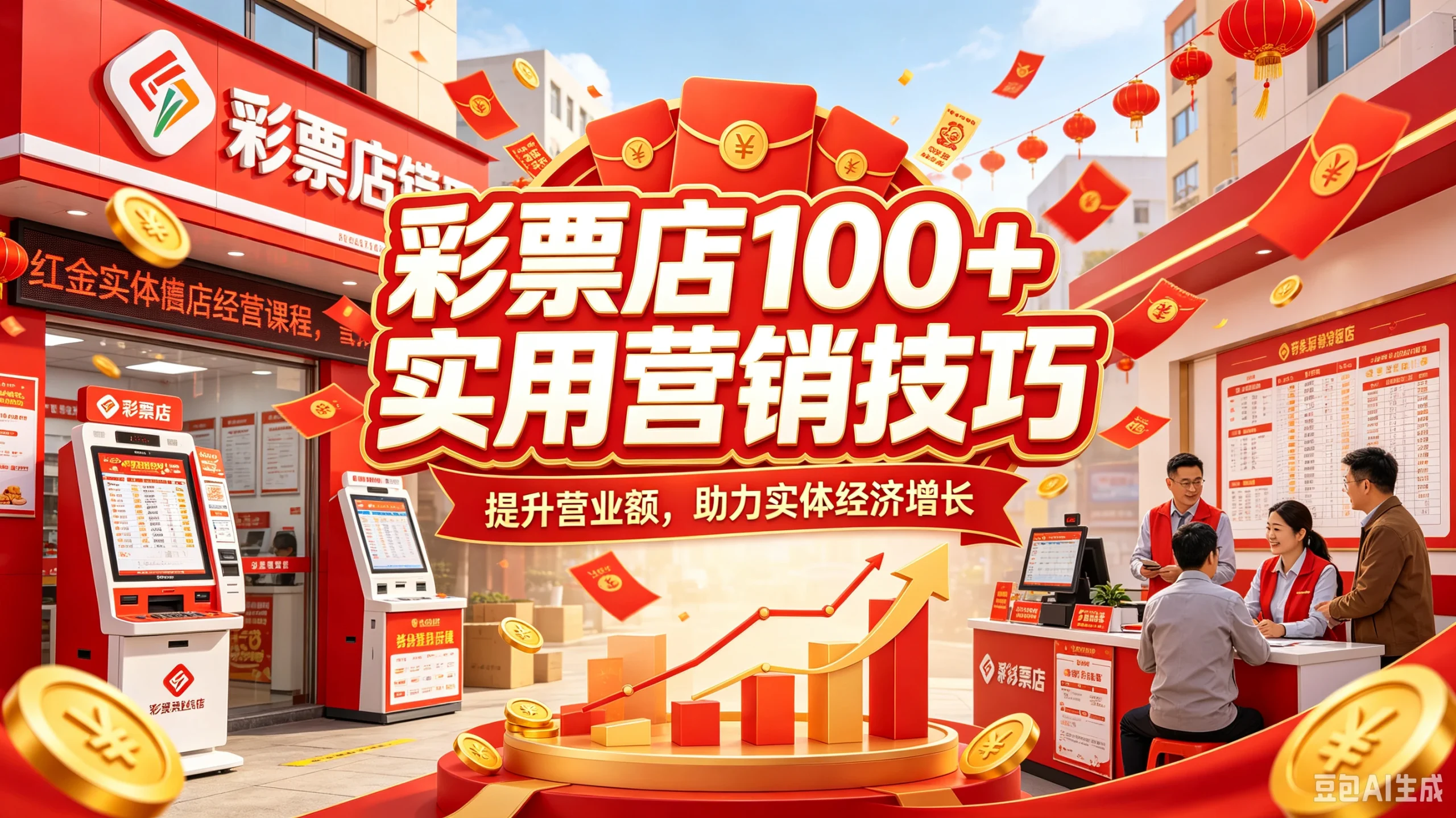 【精】彩票店100+实用营销技巧,提到营业额,助力实体经济增长-只做优质可落地项目