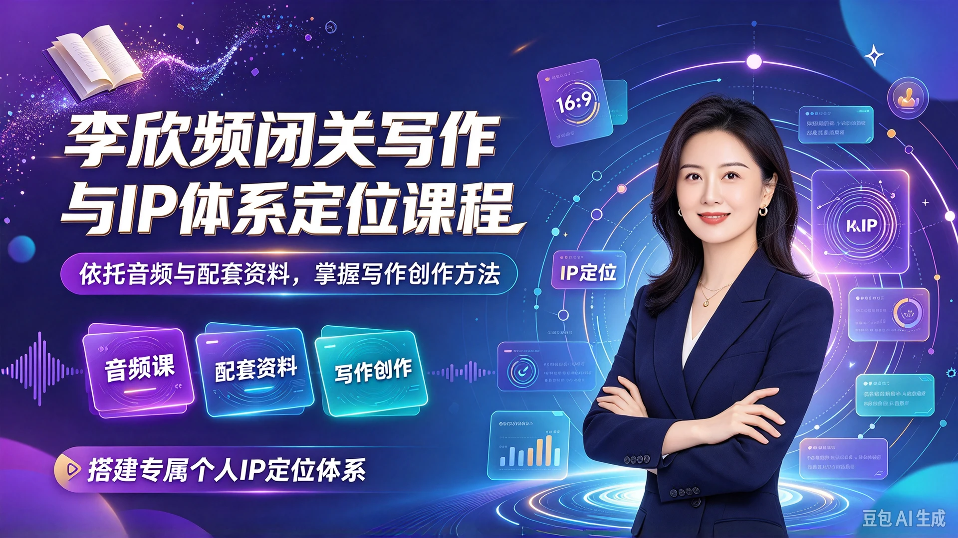 【精】李欣频闭关写作与IP体系定位课程,依托音频与配套资料,掌握写作创作方法,搭建专属个人IP定位体系-只做优质可落地项目