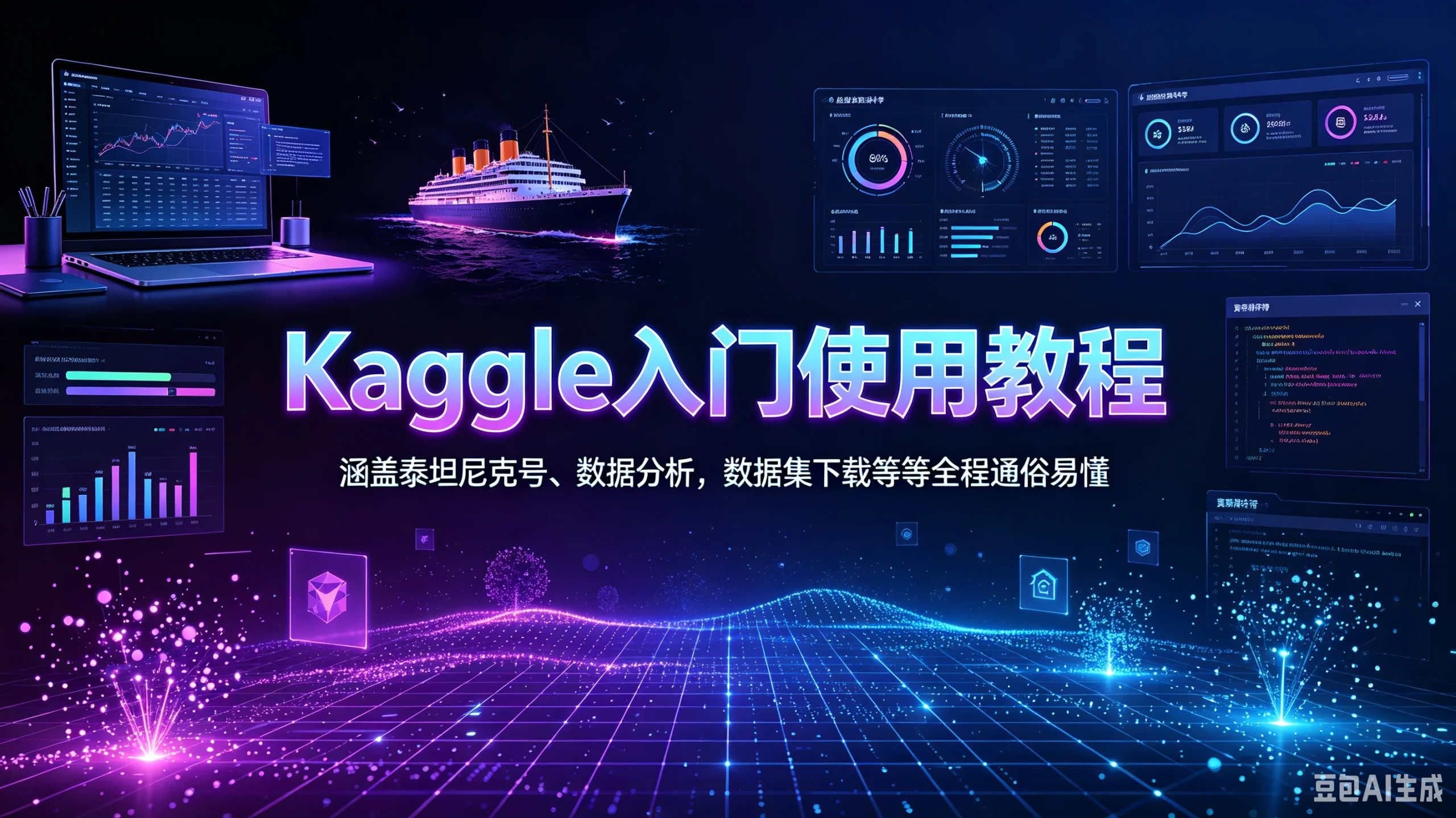 【精】Kaggle入门使用教程,涵盖泰坦尼克号、数据分析,数据集下载等等全程通俗易懂-只做优质可落地项目